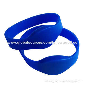 NFC Chip Silicone Bracelet, Welcome Customization